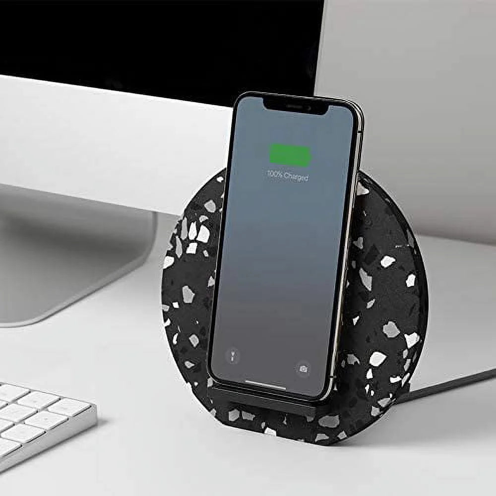 Wireless Charger Stand with Qi Certified 10W Fast Charging (Black) W606473