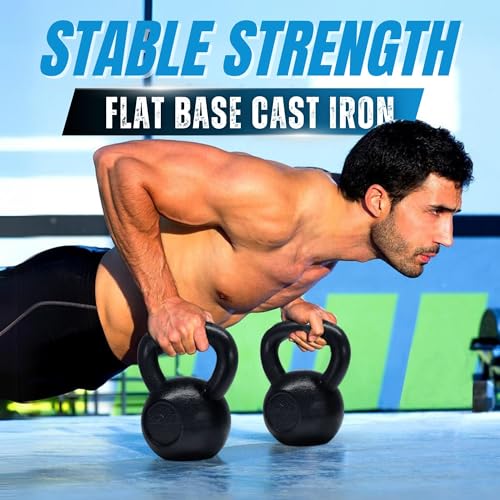 5-80 lbs Cast Iron Kettlebell R4728