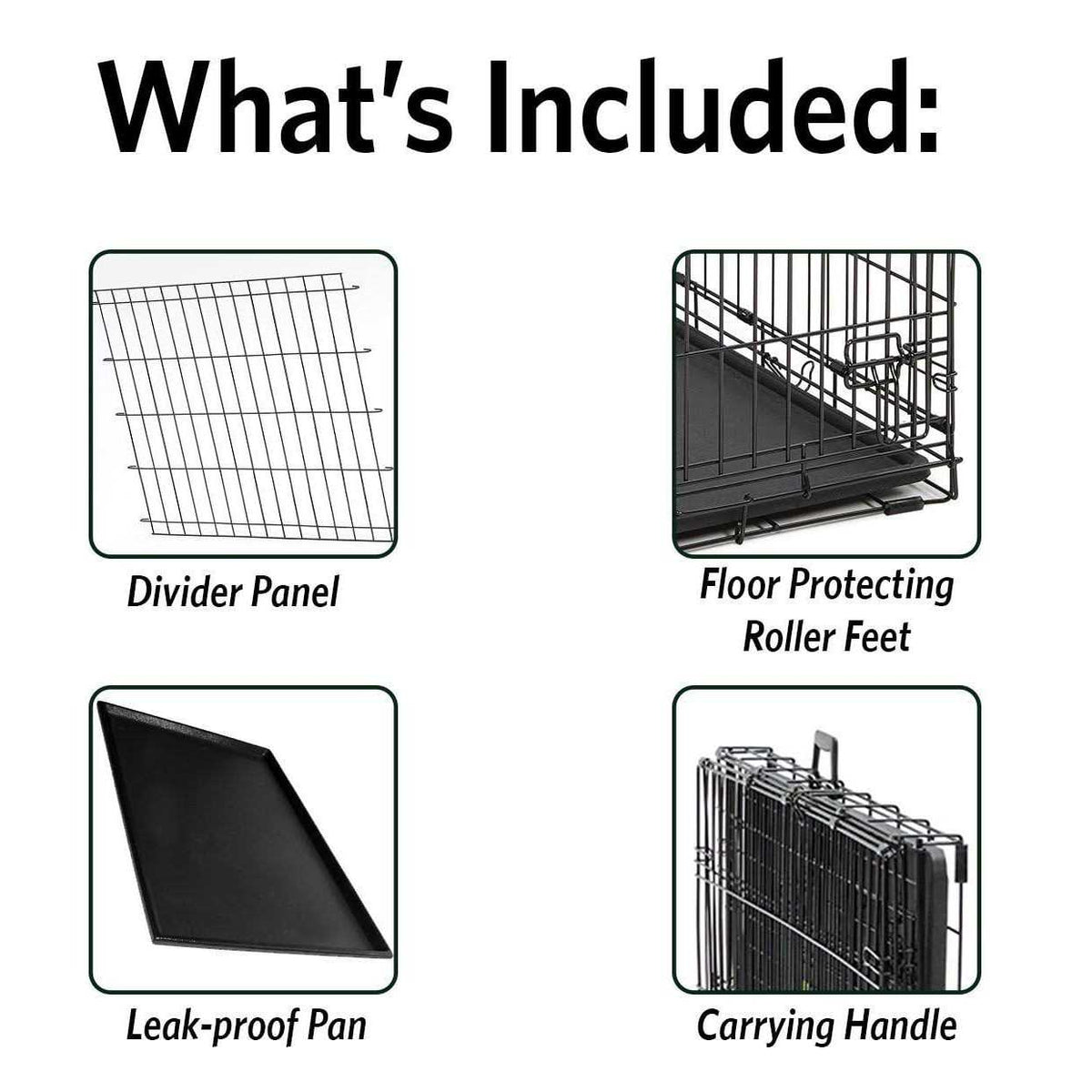Double Door Dog Crate S7719