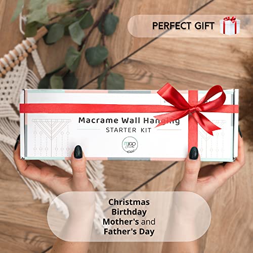 115 Pcs Macrame Kit with 220yd Cotton Yarn D16346