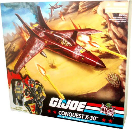 Conquest X-30 Vehicle Set with Openable Canopy, Removable Missiles, Removable Bombs W7265