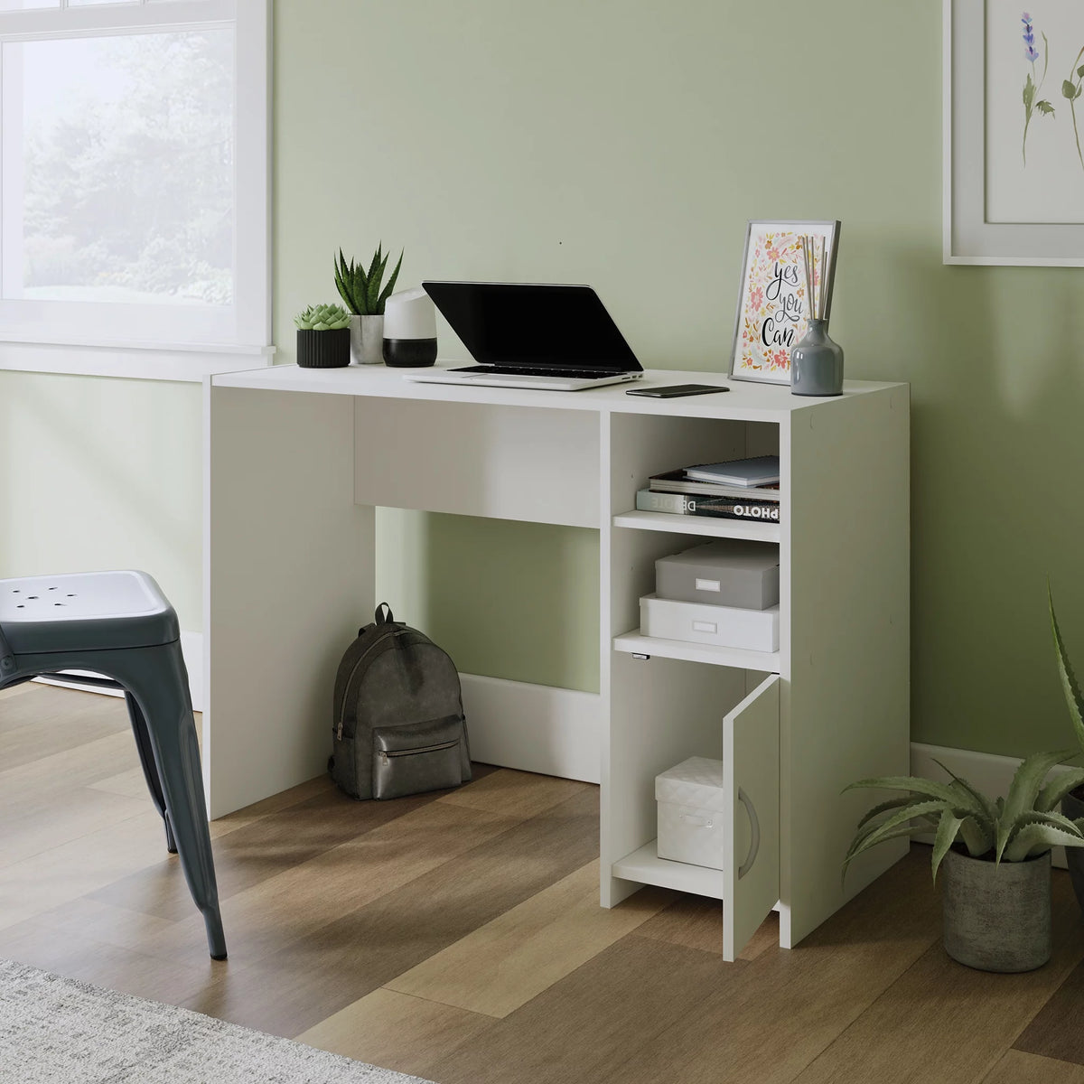 Computer Desk with Storage & Shelving A769
