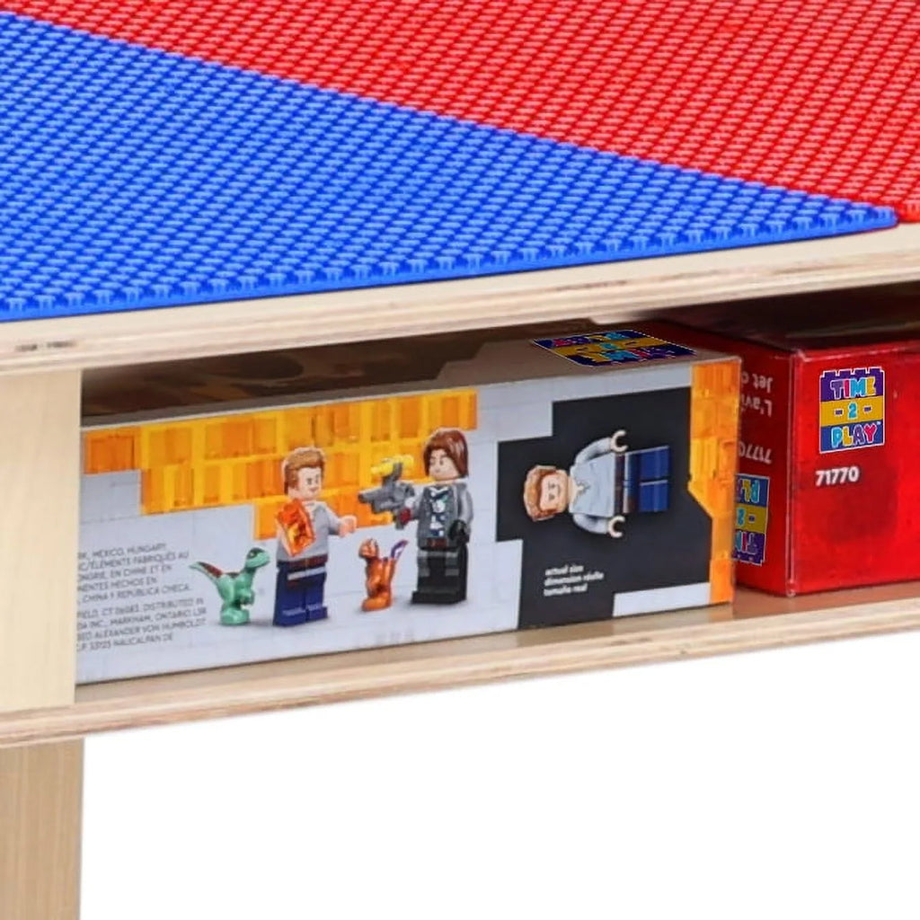 Rectangular School Activity Table with Built-in Storage O532198