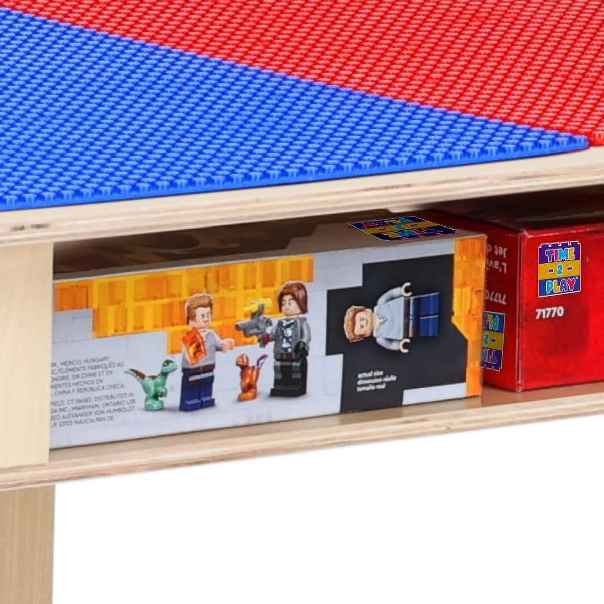 Rectangular School Activity Table with Built-in Storage O532198