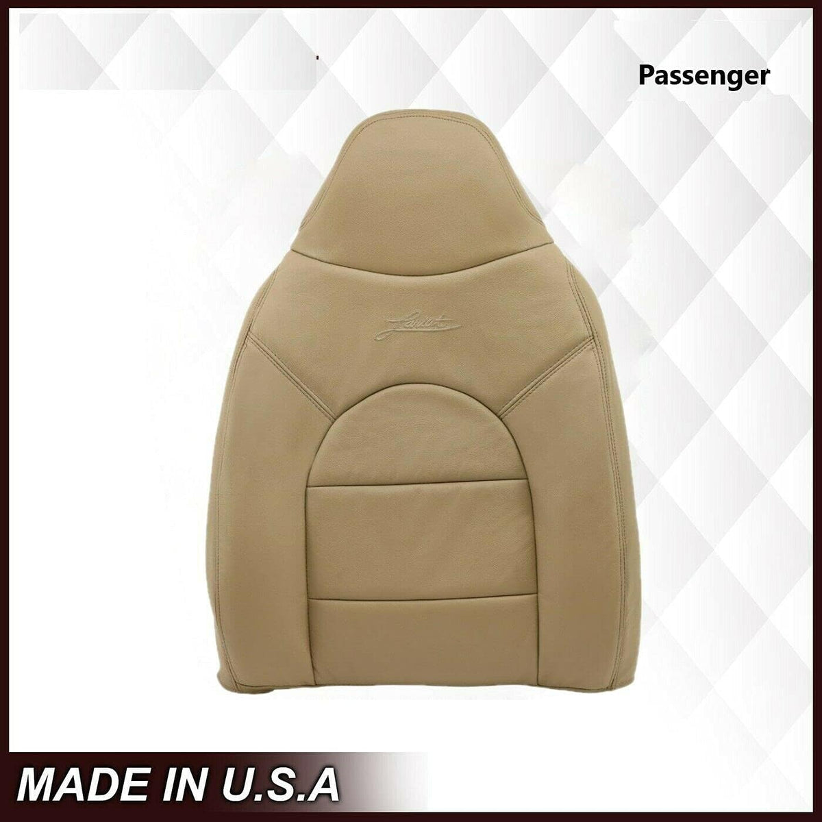 Genuine Leather Seat Cover in Medium Parchment Tan J34397