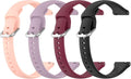 Black WineRed Pink Purple Slim Adjustable Silicone Watch Bands D40697