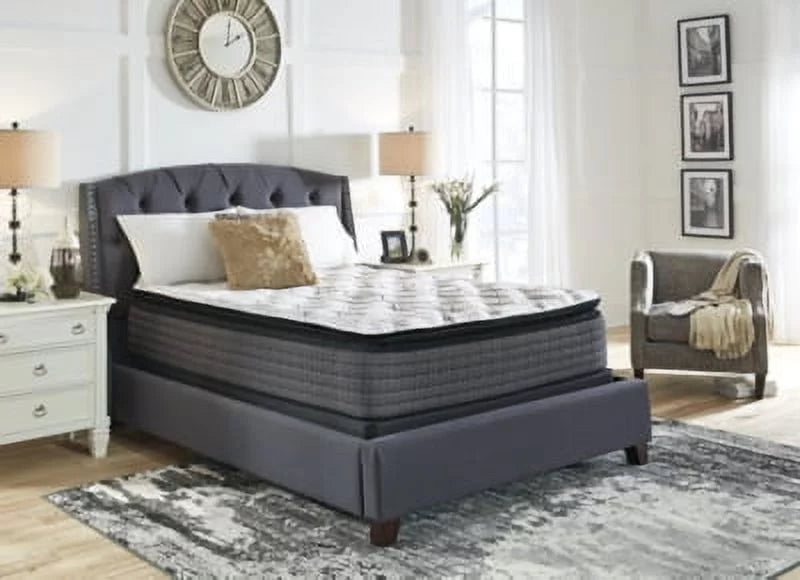 11 Inch Plush Pillow Top Hybrid Full Mattress W68778