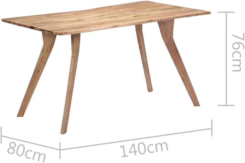 Solid Acacia Wood Dining Table A565600