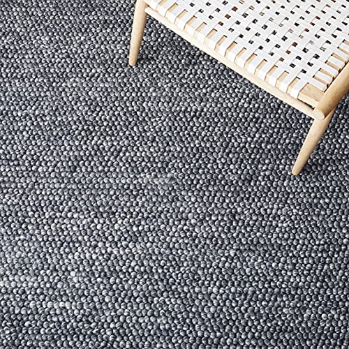 9' x 12' Beige Handmade Wool Area Rug R37757