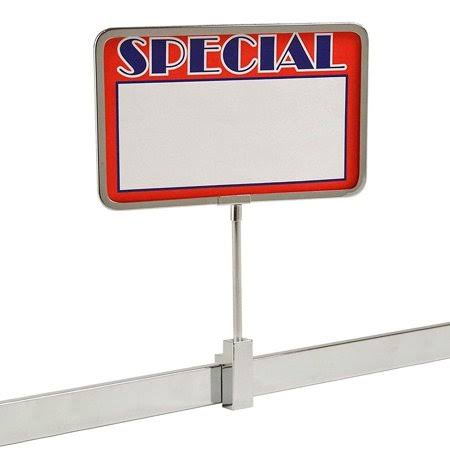 Rectangular Magnetic Sign Holder 7 inch x 11 inch 20 Pack E5459