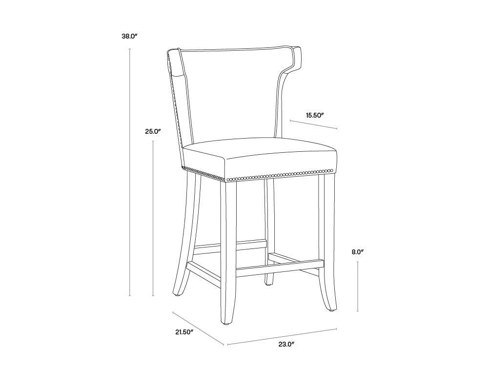 Overcast Grey Counter Stool L858663