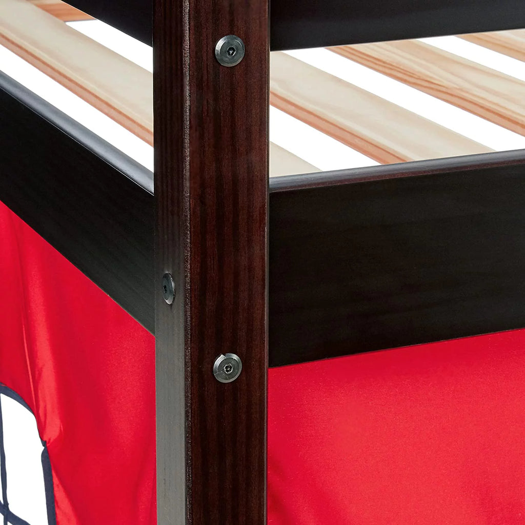 Wood Bunk Bed with Storage L97288