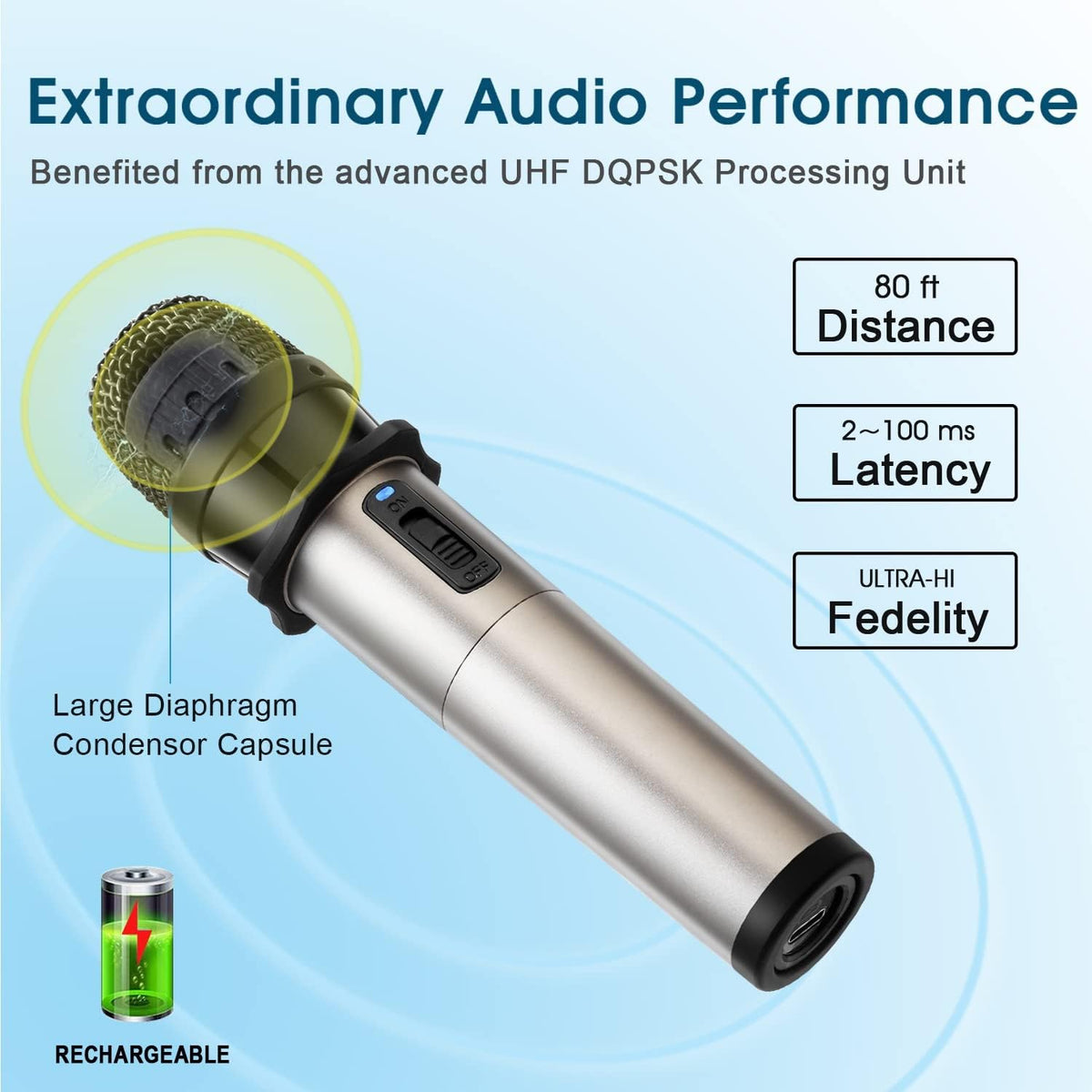 USB Wireless Microphone V8085