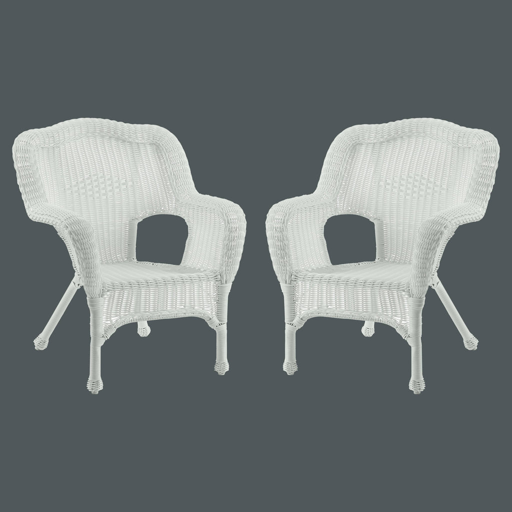 Resin Wicker Patio Chairs Set of 2 R8146