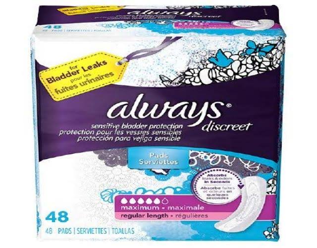 Moderate Absorbency Regular Adult Disposable Maxi Liner Case of 42 C91400