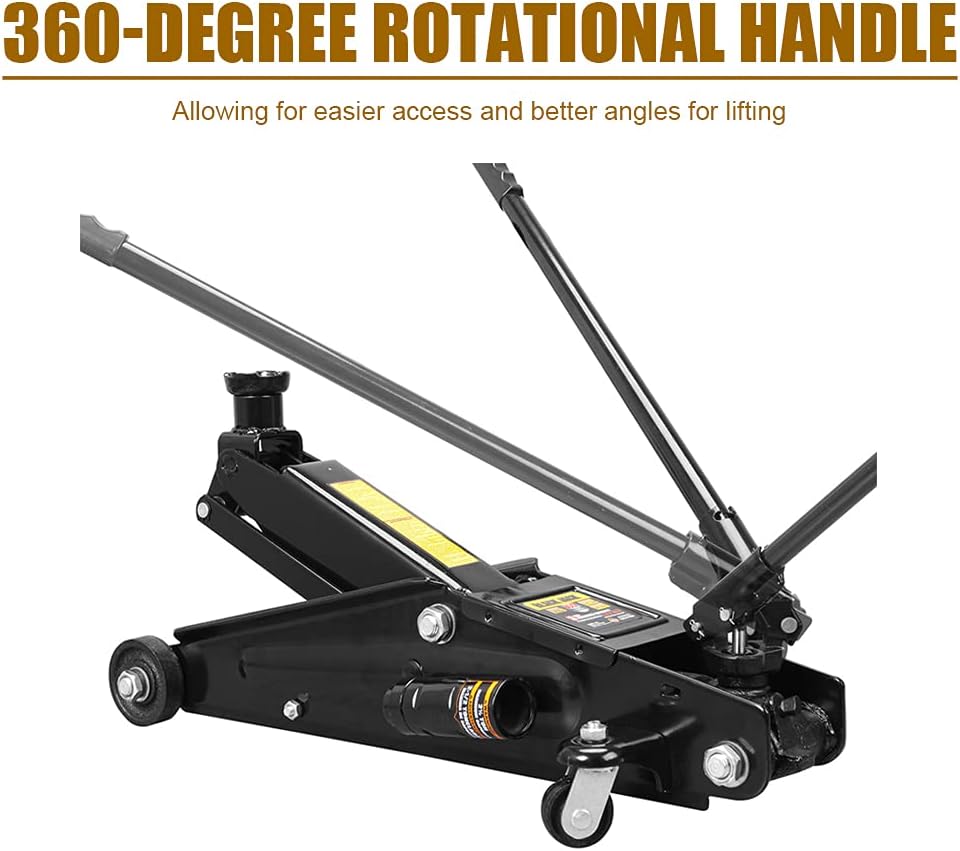 Black Jack Hydraulic Trolley Service/Floor Jack, 3 Ton (6,000 lb) Capacity O7866