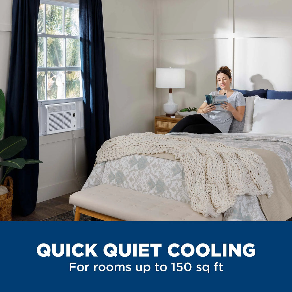 5,000 BTU Window Air Conditioner, Black, 115V I901