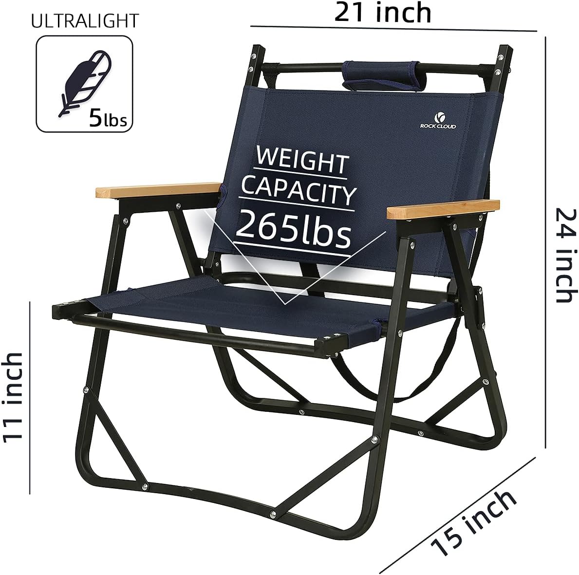 Portable Folding Low Beach Chair V869702