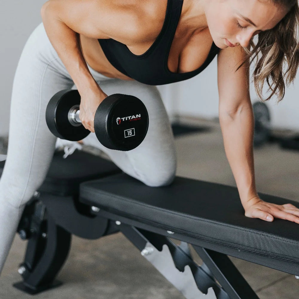 25 lb. Pair Round Urethane Dumbbells J709166