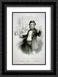 Black Ornate Framed Art Print Y715