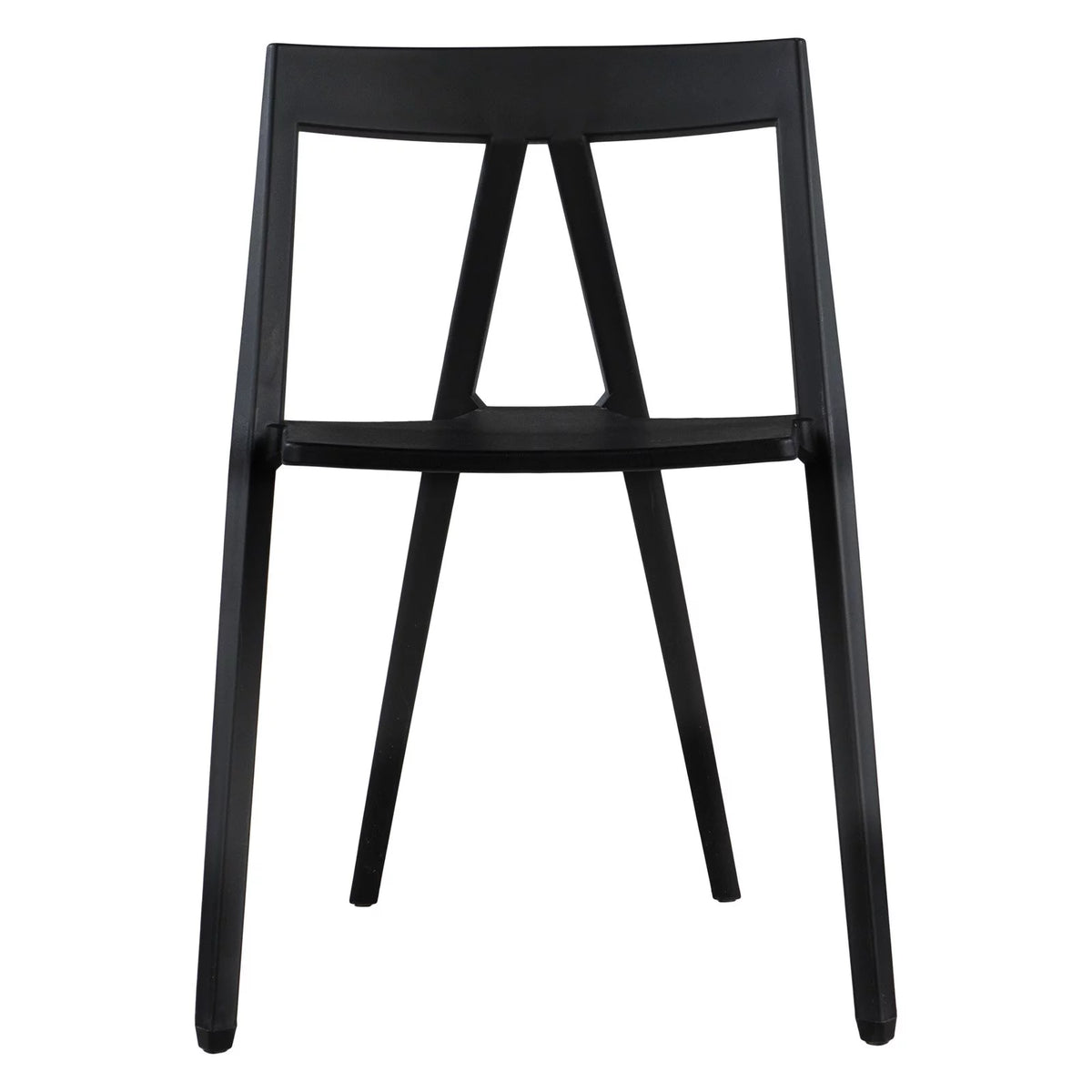 Black Stackable Resin Polypropylene Event Chair N950