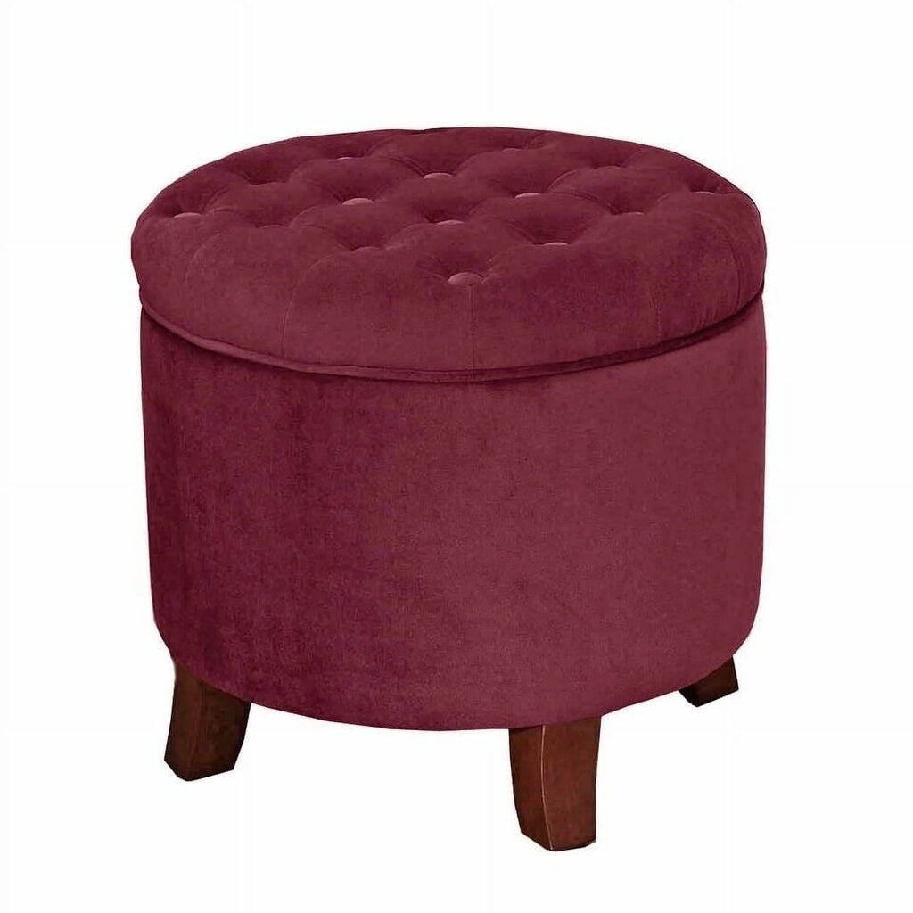 Large Round Storage Ottoman T7327