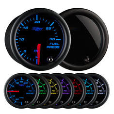 Tinted 7 Color 30 PSI Fuel Pressure Gauge G529405