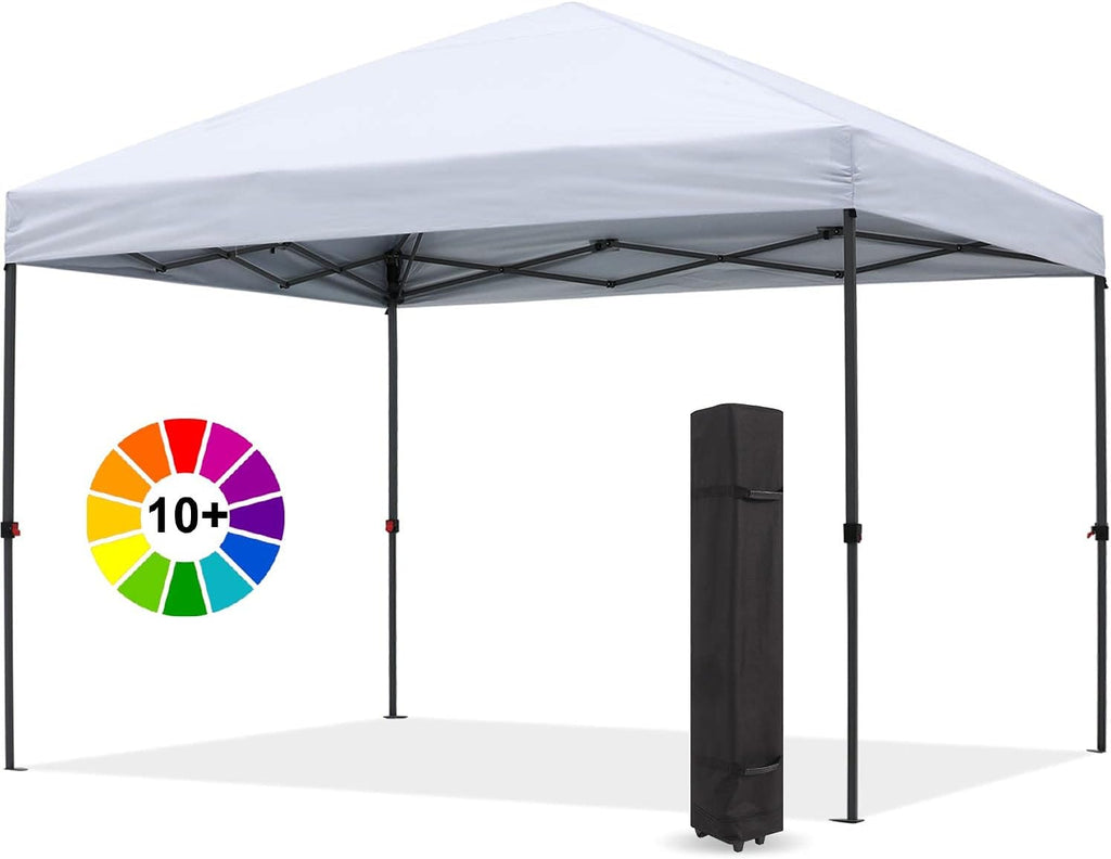 Beige 10x10 Pop up Canopy Tent S61618