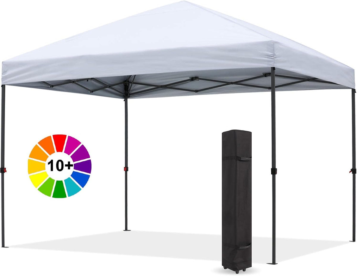 Beige 10x10 Pop up Canopy Tent S61618