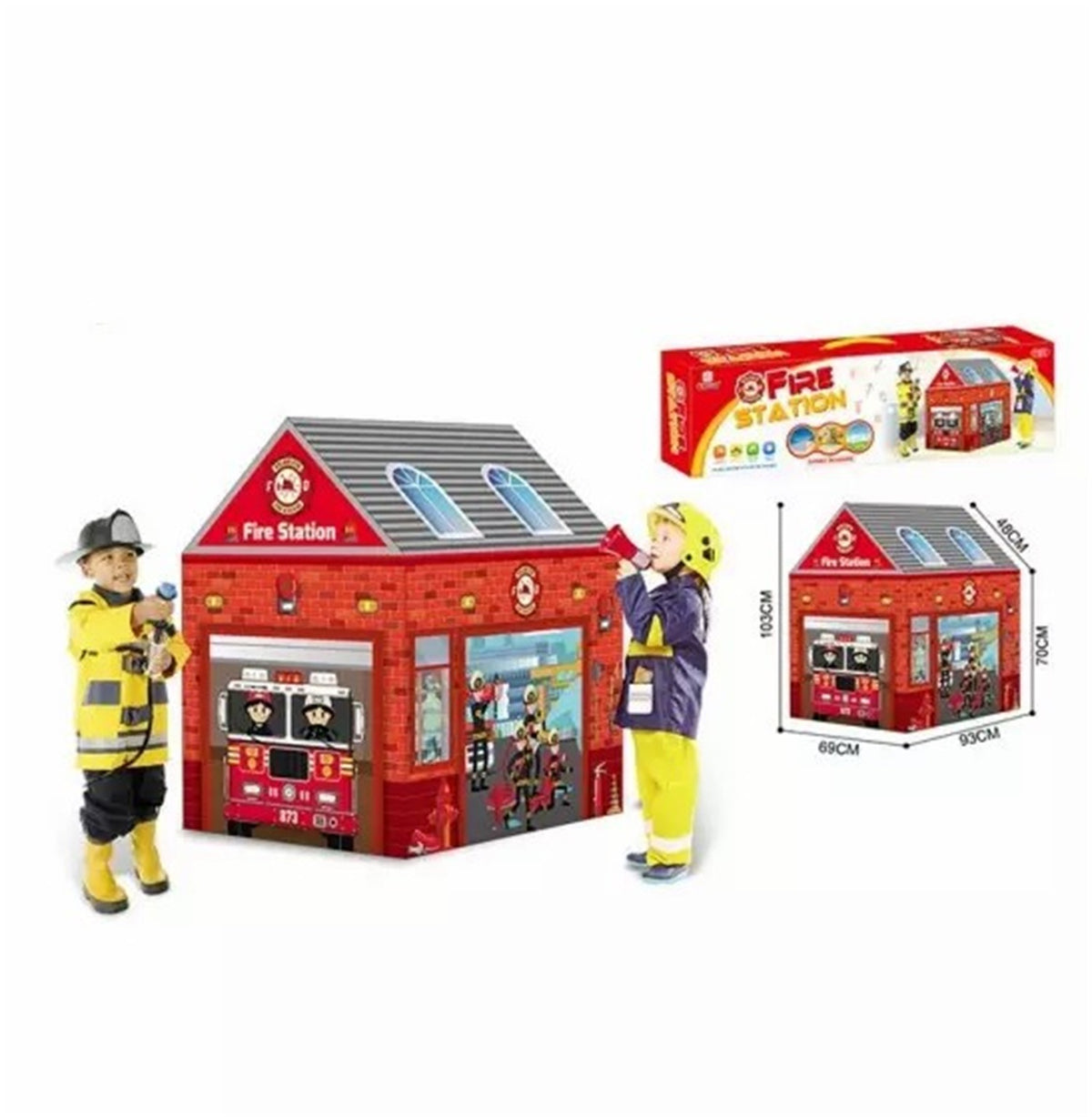 Kids Firefighter Play Tent W482