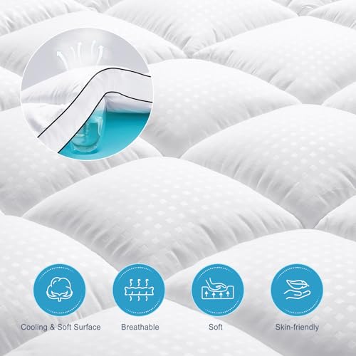Queen Size 4 Inch Dual Layer Memory Foam Mattress Topper H317