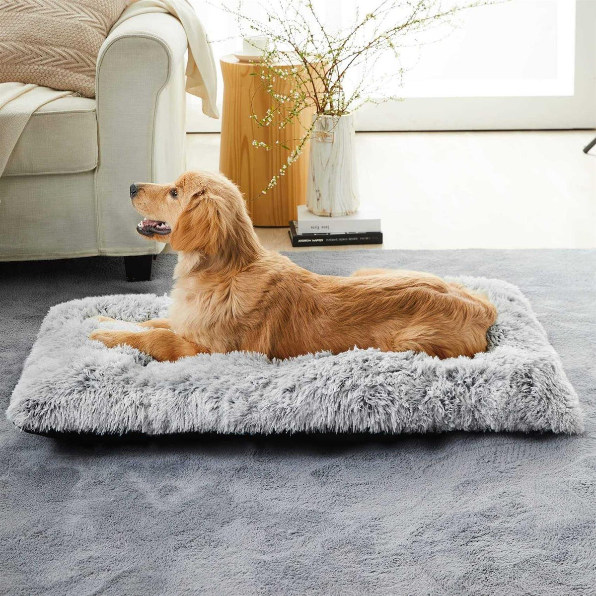 Plush Dog Crate Bed L30002