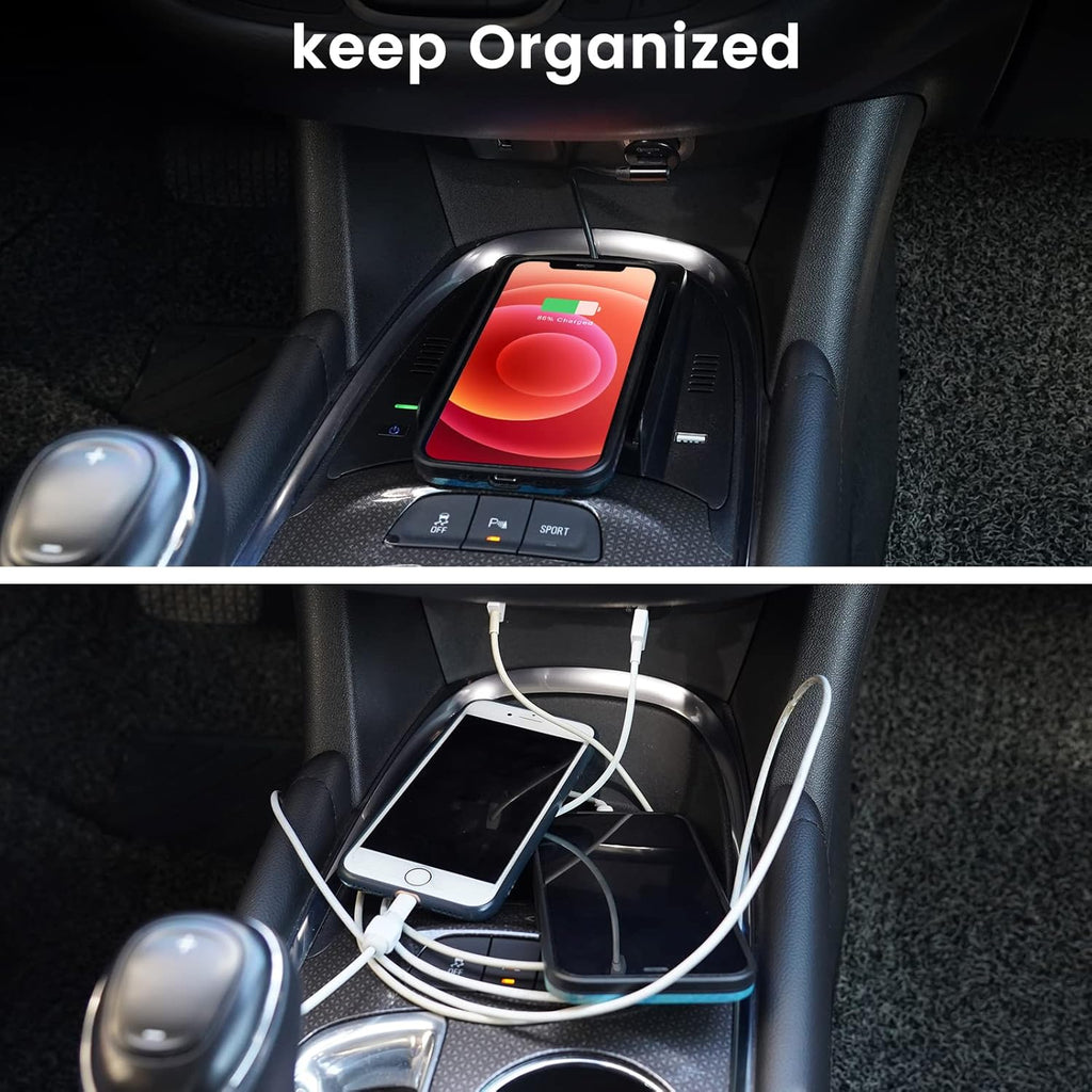 Wireless Charger with USB Port for Chevy Malibu 2016-2022 Pack of 2 R195