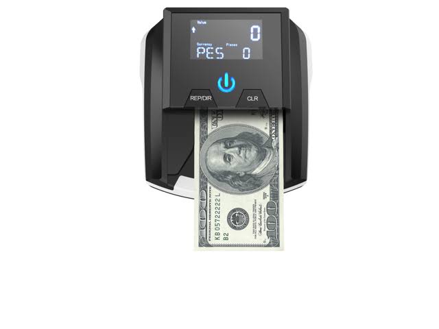 Counterfeit Money Scanner with Infrared, Magnetic and UV Detection B69507