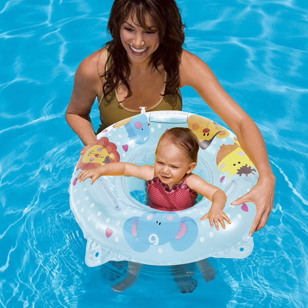 Blue Inflatable PVC Baby Swimming Pool Ring J6596