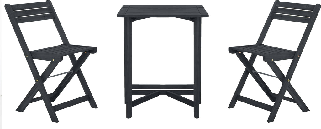 Dark Slate Grey Bistro Set U76086