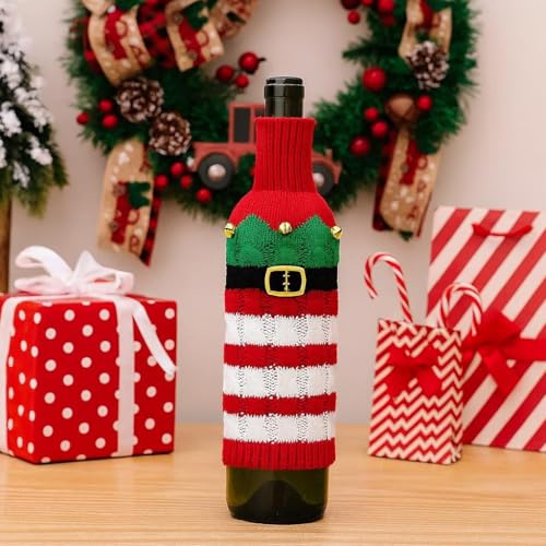 Christmas Wine Bottle Cover E321