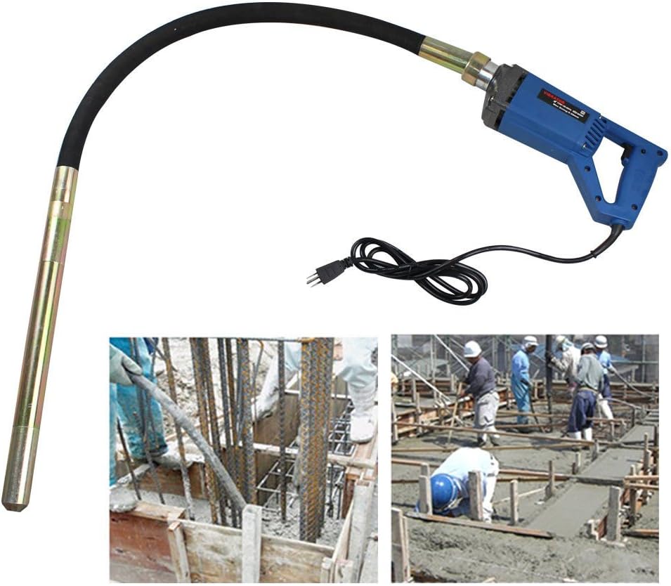 Concrete Vibrator, 3/4HP 800W Electric Hand Held, 1.2M Hose, Pack of 2 P2193