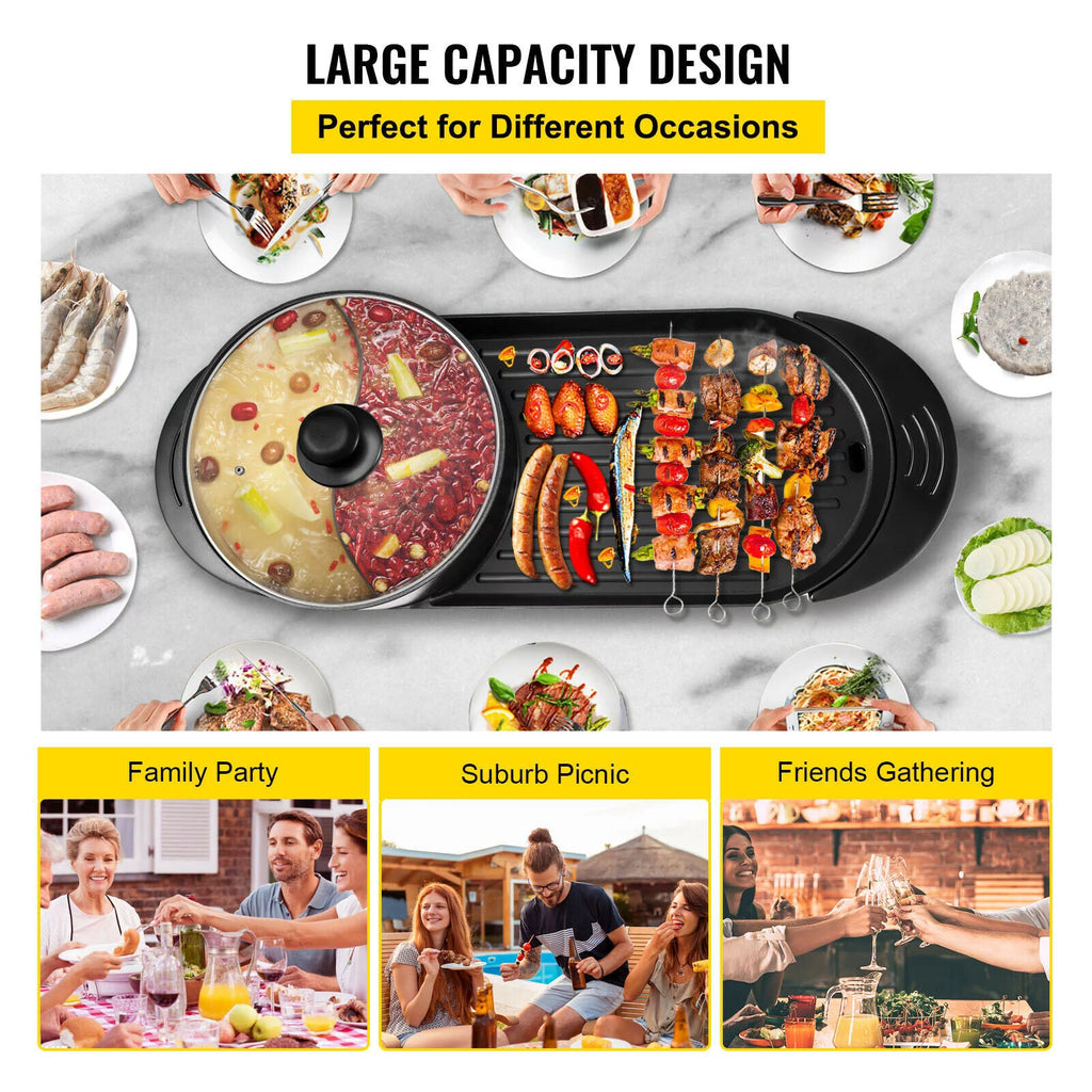 Portable Smokeless Electric BBQ Grill J52918