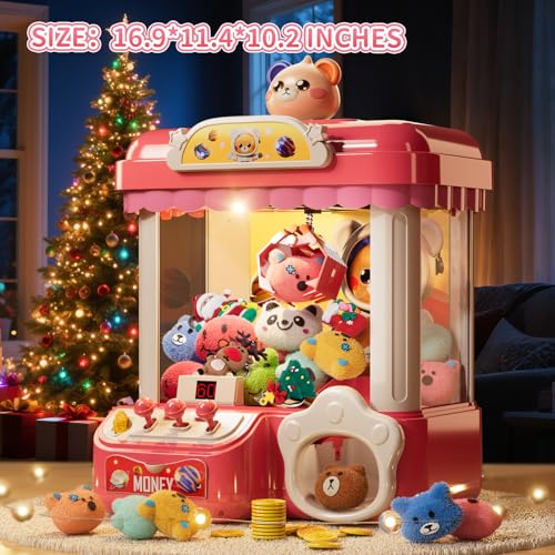 Mini Claw Machine with Music & 36 Mini Toys K7398