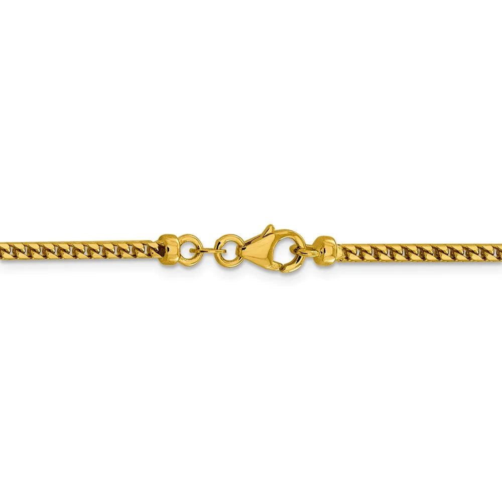 14kt Yellow Gold Franco Chain 20 inch Lobster Clasp Z907247