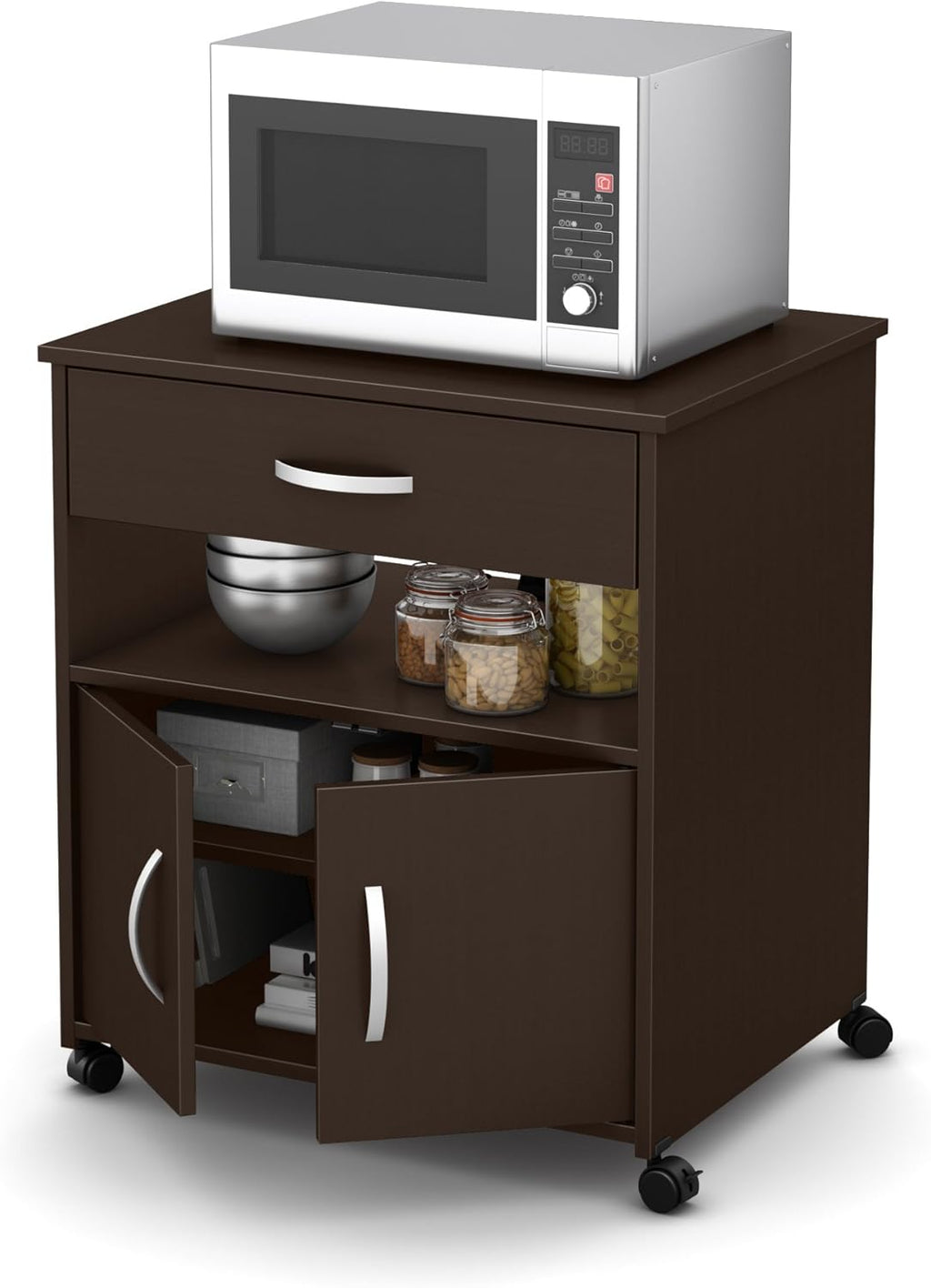 Microwave Cart on Wheels P495309