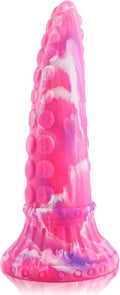 10.15 inch Slightly Curved Silicone Dildo with Suction Cup X545