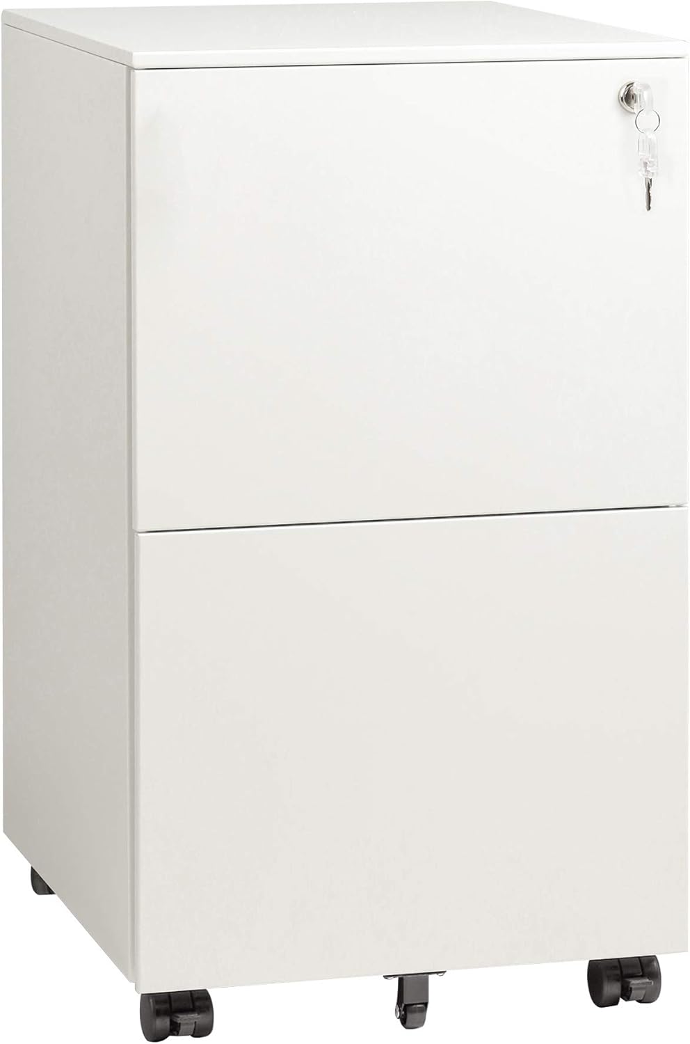 Black Vertical File Cabinet with Lock V477134