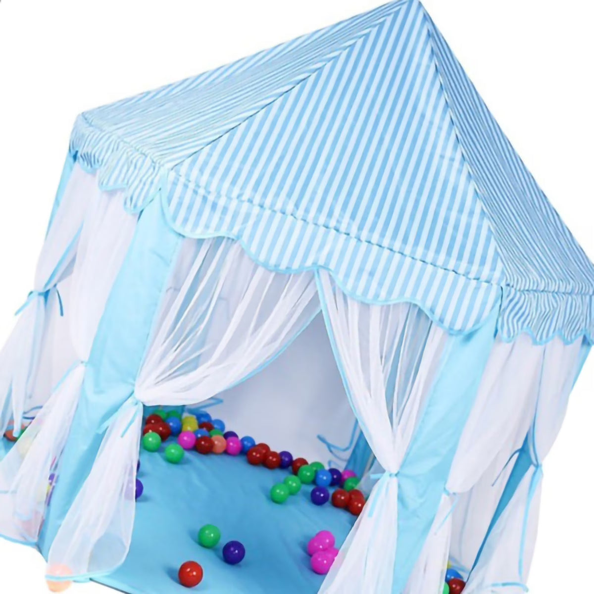 Double Blue Children's Tent Playhouse G246
