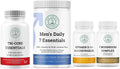 Daily 7 Essentials + 7 Organic Mushroom Complex + Vitamin D3+K2 Bundle U90505
