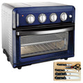Navy Convection Toaster Oven Air Fryer with 5-Piece Knife Set P96067