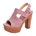 Pink Fish Mouth Sandals A484874