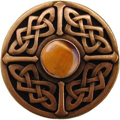 Antique Copper Mushroom Knob W7834