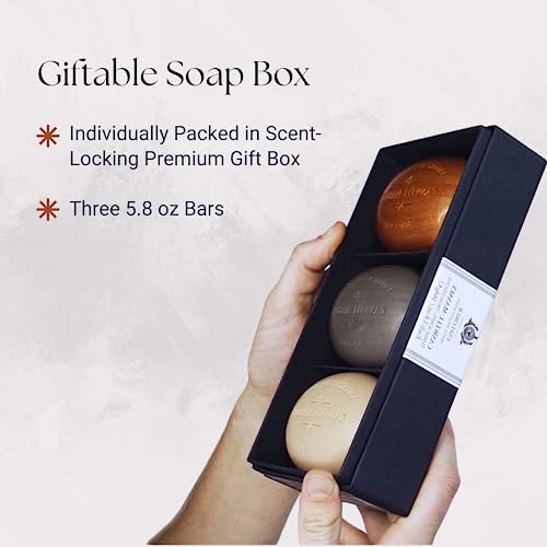 3 (5.8 oz bar) Castile Bar Soap Gift Set R662